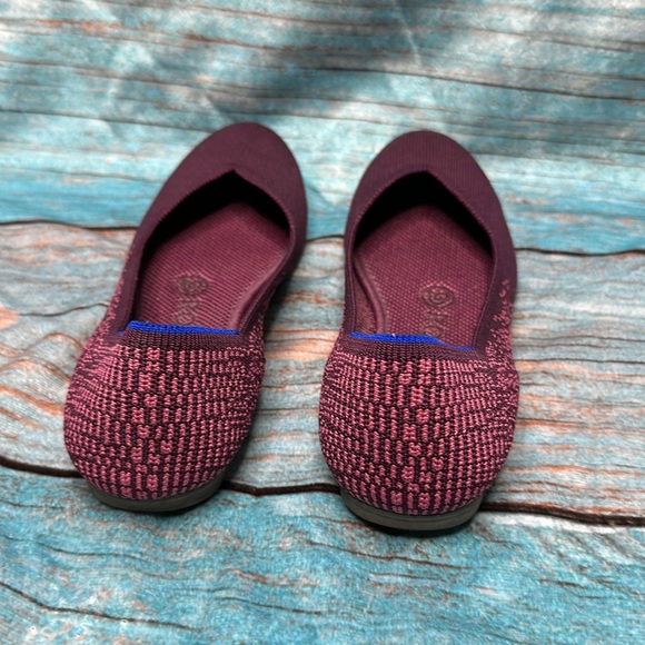 Rothy's Flat Fig Python Purple Round Toe  Retired Size 6 - Picture 4 of 7